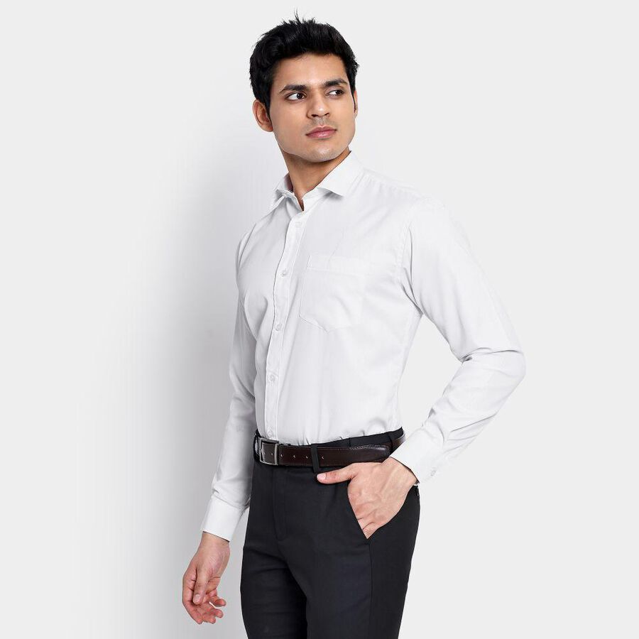 Men's Formal Shirt , White, large image number null